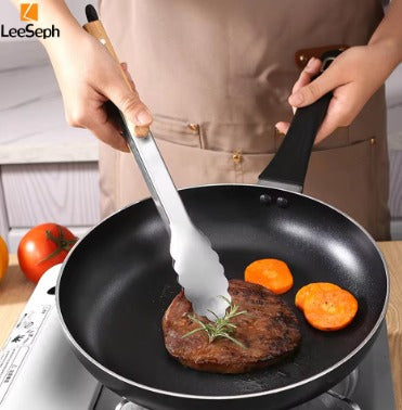 OakGrip Stainless Steel BBQ Tongs